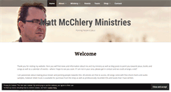 Desktop Screenshot of mattmcchlery.com